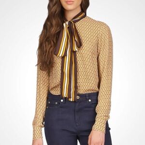 MICHAEL Michael Kors
Lattice Bow Blouse